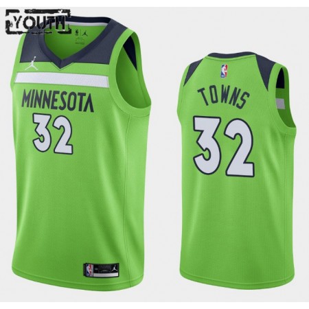 Dres Minnesota Timberwolves Karl-Anthony Towns 32 2020-21 Jordan Brand Statement Edition Swingman - Dječji